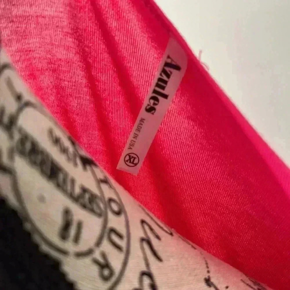 Cute Pink Cotton Dress - Size XL - Picture 2 of 2